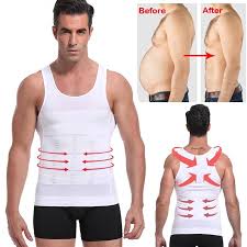 Slim N Lift Slimming Vest for Men & Women - White