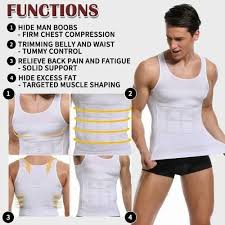 Slim N Lift Slimming Vest for Men & Women - White