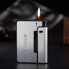 Cigarette Case With Lighter