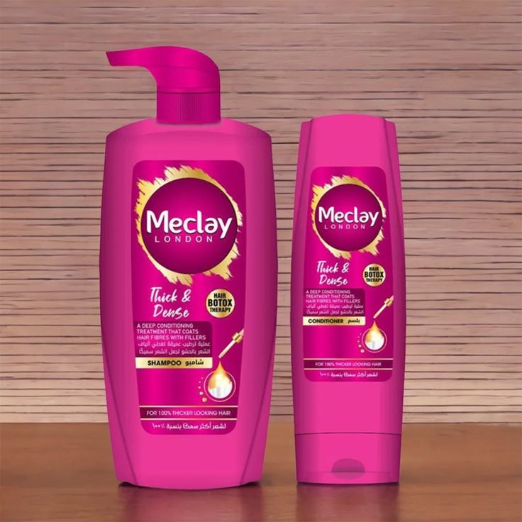 Meclay London Thick & Dense Shampoo 660ml + Conditioner Pair Box (Save Rupees 200)