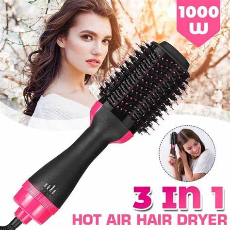 3 in 1 Hair Straightener Brush