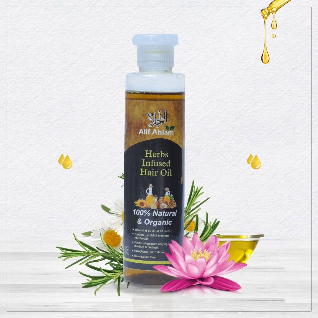 Alif Ahlam Herbs Infused Hair Oil